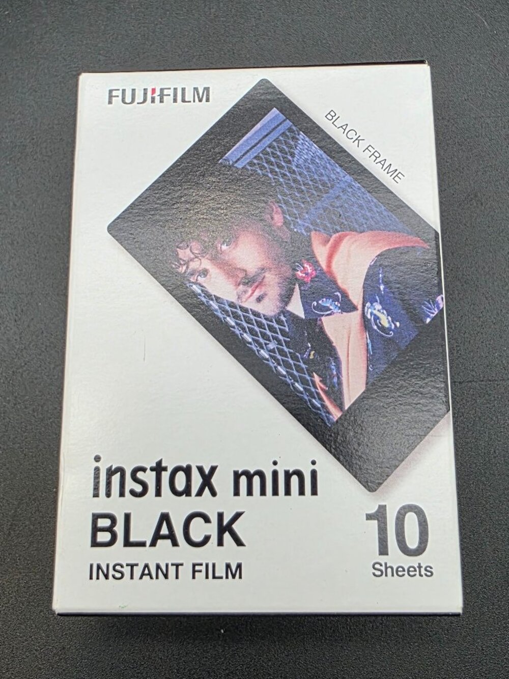 FujiFilm Instax Mini Black 10 Sheets Exp 10-2018 NEW